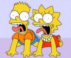 Bart ve Lisa çığlık